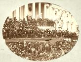 [View of Lincoln's second inaugural address]