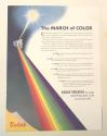 Kodak advertisement chronicling the March of Color and the role of Kodak Research