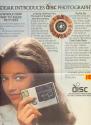 Advertisement for the Kodak Disc 4000 Camera