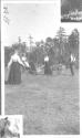 George Eastman and guests outside, Oak Lodge Trip