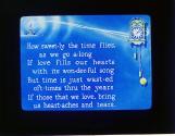 How sweet-ly the time flies, as we go a-long ....