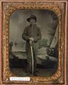 [Soldier holding sword]