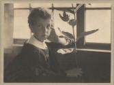 [Benjamin Webster with plant]