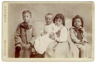 [Four children, including Walter Donovan (left)]