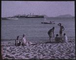 [People on a beach]