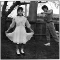 Hispanic Girl with Her Brother, Dallas, Texas