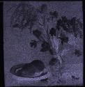 [Flowers and plate of food]