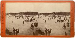 Skating Scene in Central Park, Winter 1866.