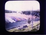 Fire Hole River Yellowstone Park. Pool.