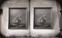 [Painting of yacht, "America", by Dr. Forbes.]