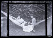 Gussie & friend in hammock