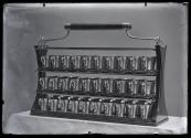 [Communion cups and rack]