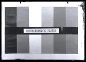 [Test chart for orthochromatic plates]
