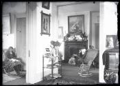 [Interior of Dr. Charles Forbes' home, St. Paul, MN.]