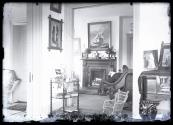 [Interior of Dr. Charles Forbes' home, St. Paul, MN.]