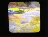 Cove of Oblong Geyser Yellowstone Park.