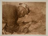 Fleshing A Hide - Blackfoot