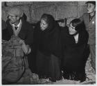 [Sicily, man, two women and boy viewing the Passion Play at Isnello]