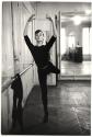 [Audrey Hepburn rehearsing for the film Funny Face]