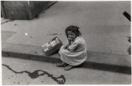 [Naples, little girl selling American soap on the "Black Market"]