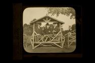[Devon Pennsylvania: George W. Hewitt, John C. Browne and Joe Reilly with Kodak Folding Pocket Cameras]