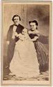 [Mr. and Mrs. Tom Thumb and daughter]