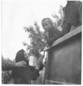 Some of the parents, against orders, accompanied the children to Ardea where many more emotional goodbyes took place.