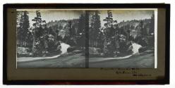 Cascade. Nevada Fall. Yo Semite Cascade. Between the Vernal and Nevada Falls.
