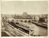 [Paris. View of seven bridges of the Seine, Isle de la Cite and Notre Dame]