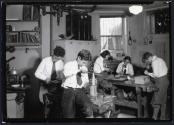 A group in the shop, the Brooklyn Ethical Culture Schools, Brooklyn