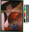 [Emmy Stieglitz with copper bowl]