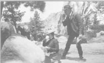 Walter Hubbell and Elizabeth Mather at picnic, California Trip