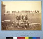 Execution of Lincoln Assassination Conspirators. Adjusting the Ropes.