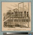 Execution of the Conspirators - "Springing of the Trap." [From Harpers Weekly, July 22, 1865]