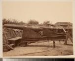 South-West View of Battery, No. 1, at Farnhold's House, York River, mounting 5 100-pound, and 1 200-pound rifled guns.