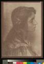 [Woman wearing net cap]