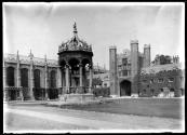 Fountain & Gate Trinity College Cambridge