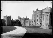 Alnwick Castle View From Entrance