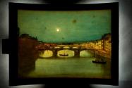 Lungarno from the Jewellers' bridge. Lungarno de pont vieux