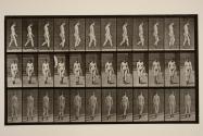 Walking, with high-heeled boots on