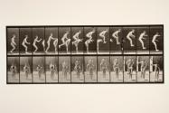Jumping; over boy's back (leap-frog)