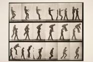Jumping; over boy's back (leap-frog)