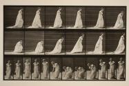 Stooping and lifting a handkerchief