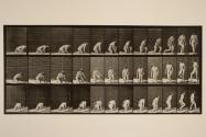 Arising from kneeling and turning