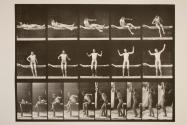 Arising from couch and stretching arms