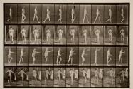Locomotor ataxia; walking; A, arms down; B, arms up