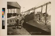 The Pilot and Observer get together before a Flight, Baker Field