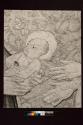 [Birth of Mary, tapestry detail]
