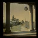 [View of path around reservoir from Pavilion on Cobb's Hill]