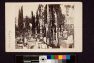 [Two men in a cemetery in Rome]